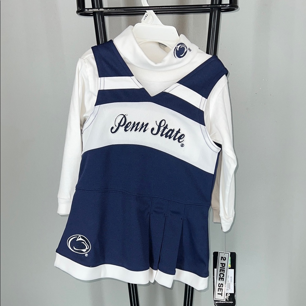 Kids' Navy and White Dress Set
